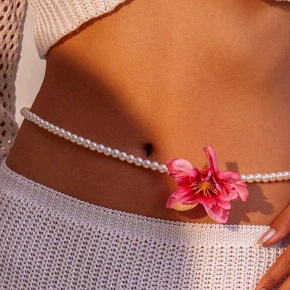 Floral Belly Chain